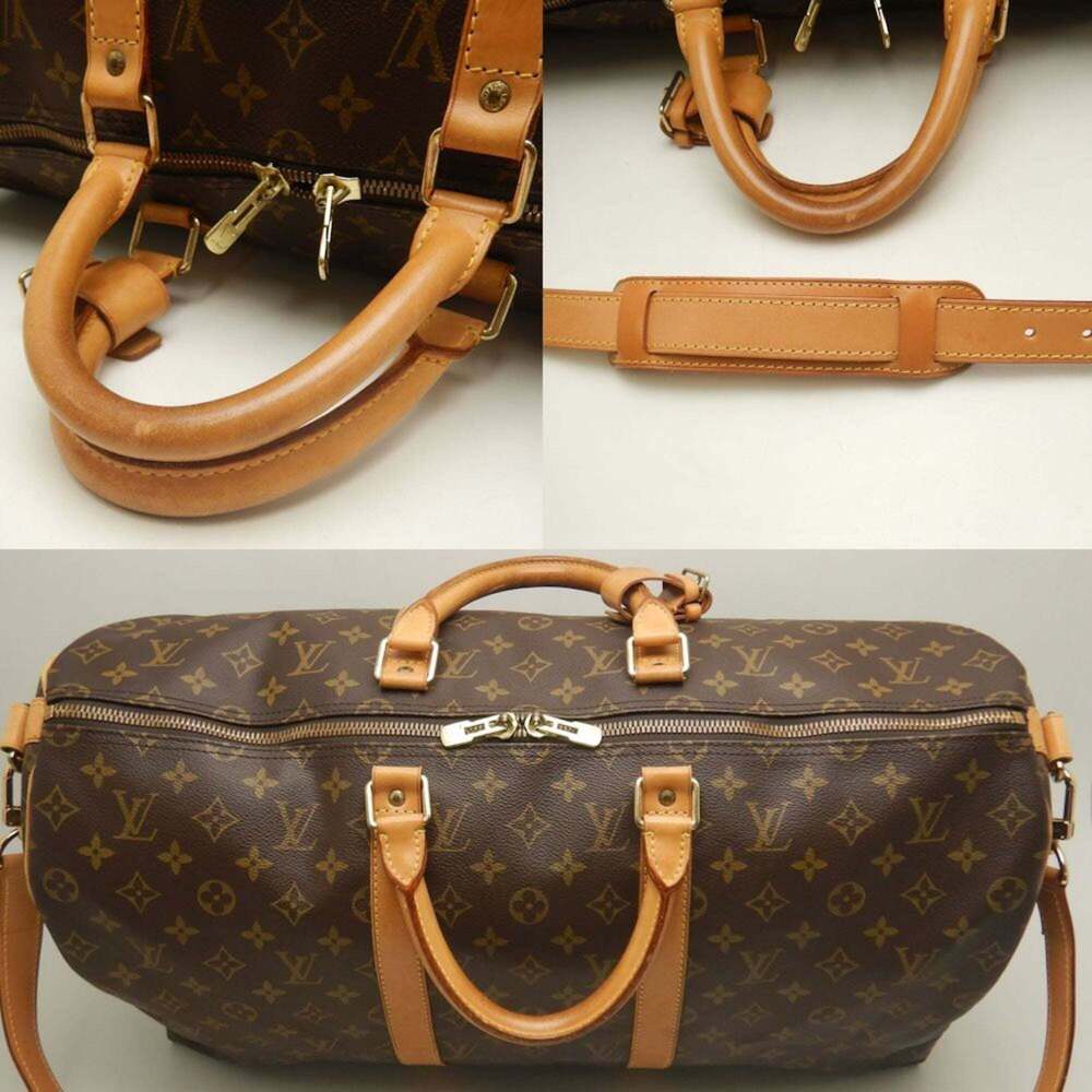 LOUIS VUITTON Authentic Brown Monogram Boston Bag - Picture 5 of 10